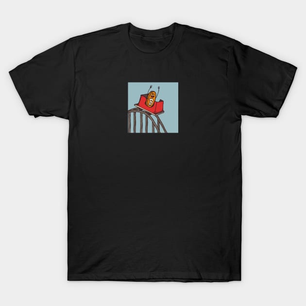 Bitcoin Roller Coaster T-Shirt by imchasen